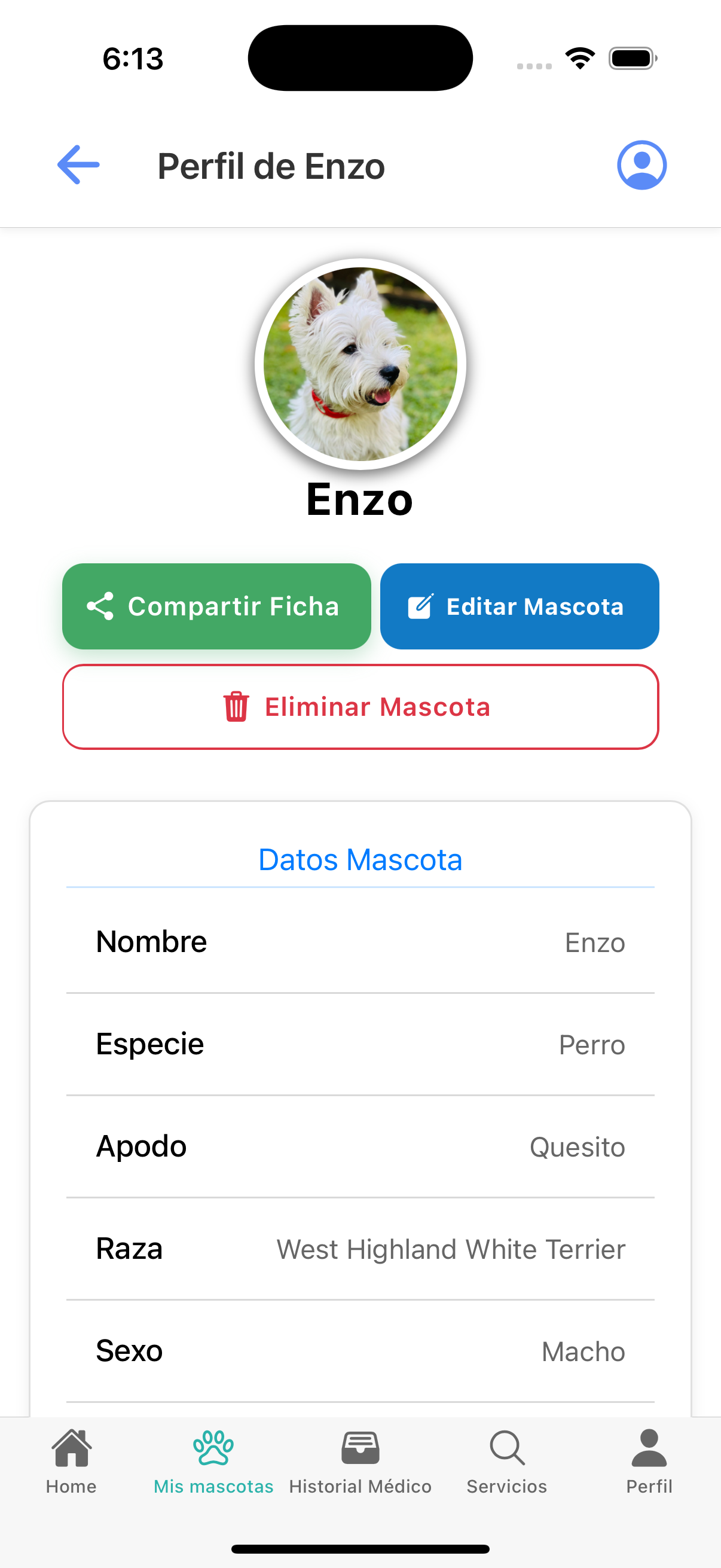 Servicios veterinarios